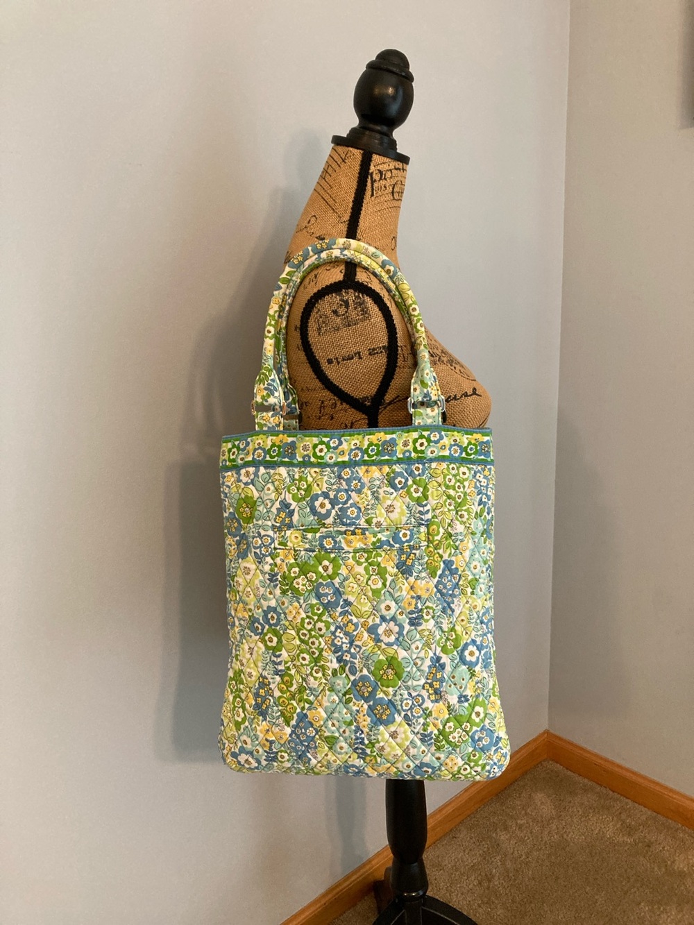 Vera Bradley Quilted Floral Slim Tote